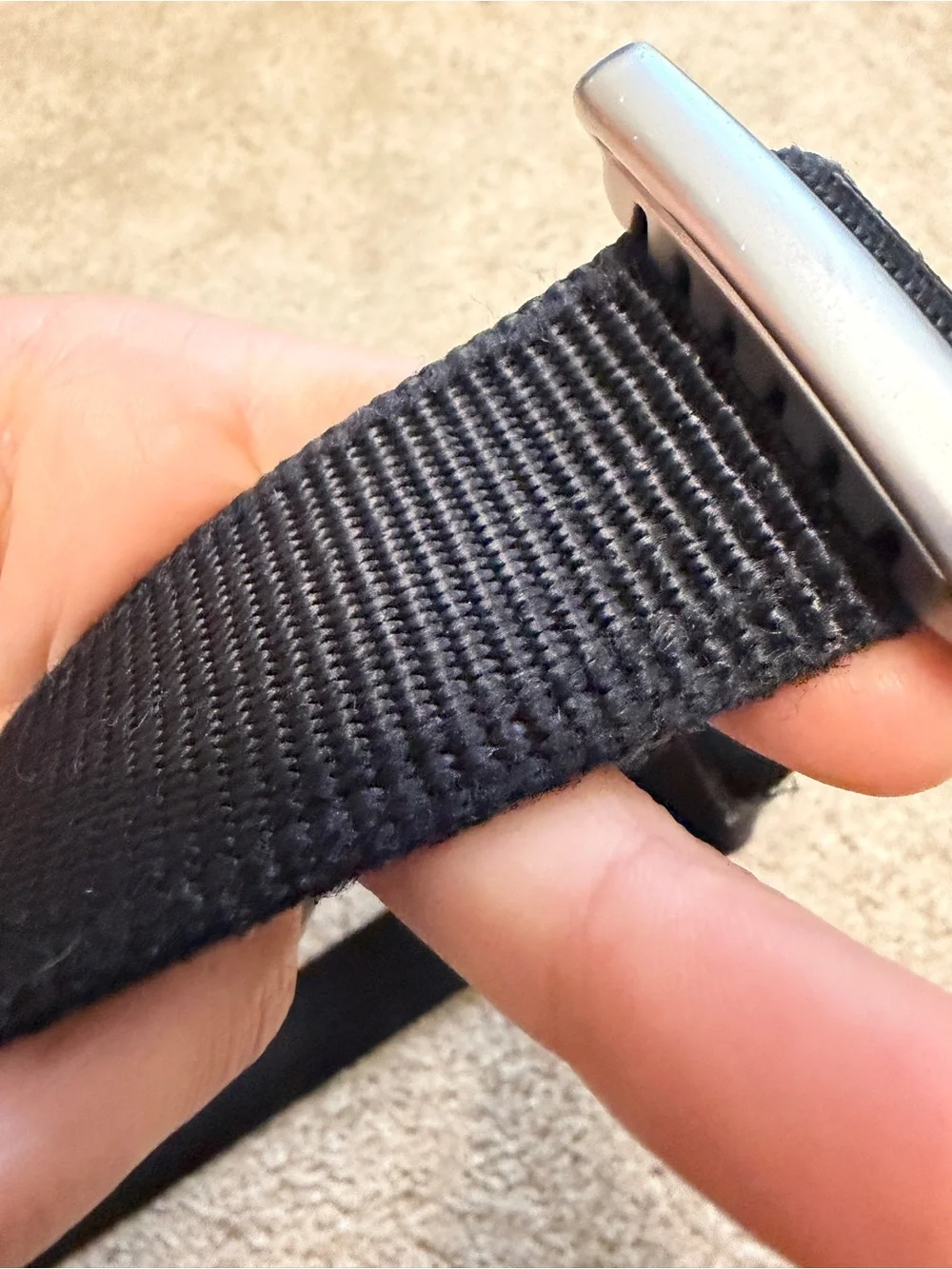 Patagonia VTG Black Friction Canvas Web Belt